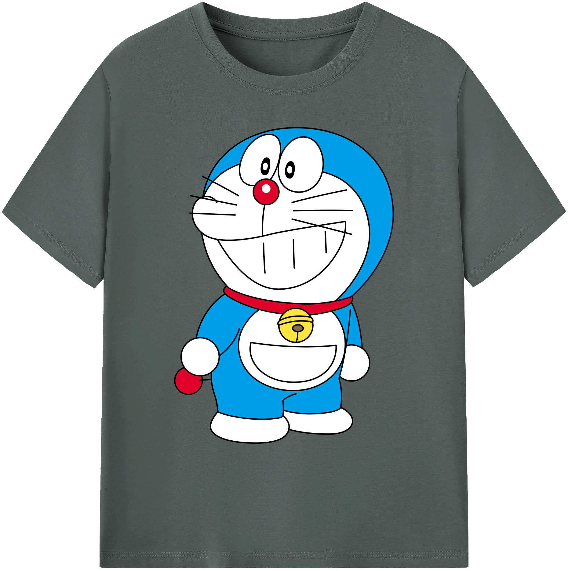 （画像用） ドラえもん Doraemon 綿100％ メンズ半袖Tシャツ｜肌触りやわらか＆通気性